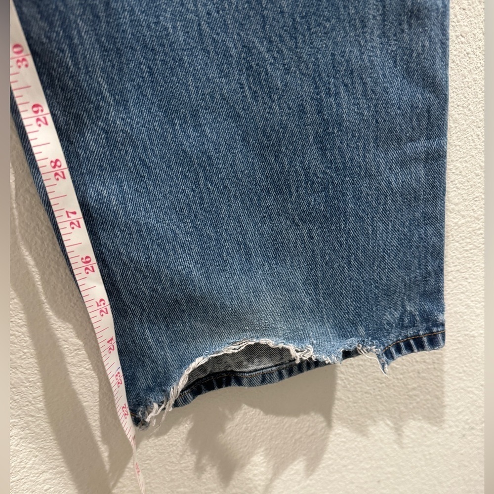 Levi’s Men’s 501 Straight Fit 100% Cotton Button Fly Denim Blue Jeans Size 38 - Picture 6 of 16